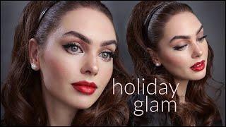 Ultimate HOLIDAY GLAM Makeup Tutorial & Winter Skincare️