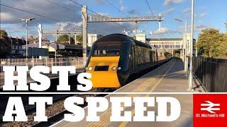 HSTs at Speed on the Great Western Mainline