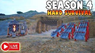 ALL WITH A PICKAXE - OUT OF ORE - Season 4 - HARD Survival EP-2