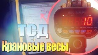 Прием сырья с помощью крановых весов и ТСД