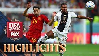 Spain vs. Germany Highlights | 2022 FIFA World Cup