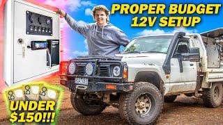 12 VOLT SETUP on a $150 BUDGET! BEST BANG FOR BUCK 4x4 12v SYSTEM!