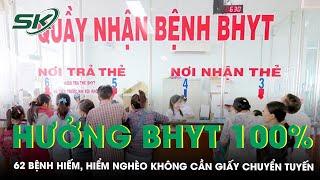 Bộ Y tế công bố 62 bệnh hiếm, hiểm nghèo không cần giấy chuyển tuyến được hưởng BHYT 100% | SKĐS