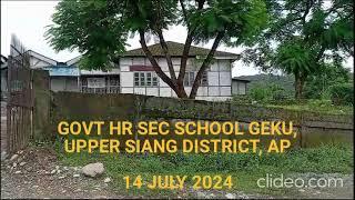 GOVT HR SECONDARY SCHOOL GEKU, UPPER SIANG