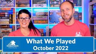 Board Games Played in October | What we Played