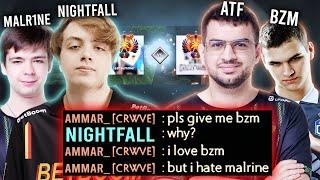 "I love BZM and I hate Malr1ne.." - ATF BZM vs NIGHTFALL MALR1NE!