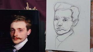 Painting a Sargent Portrait & Art Talk