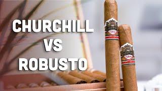 Churchill vs Robusto