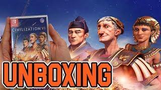 Sid Meier's Civilization VI(6) (Switch) Unboxing!!