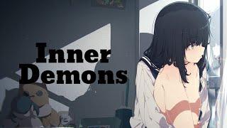 Nightcore - Inner Demons (Lyrics) - Julia Brennan