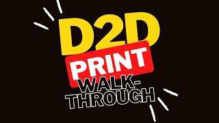 Draft2Digital D2D Print walkthrough + My Experience