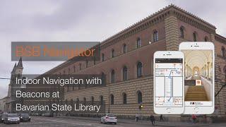 Indoor Navigation with Beacons at Bayerische Staatsbibliothek