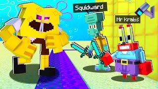 MUTANT SPONGEBOB vs The Most Secure House in Minecraft! (THE TRUE INGREDIENTS ARE REAL)