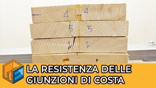 La resistenza delle giunzioni con lamelli, biscotti, domino e spine - Fai da te e ingegneria