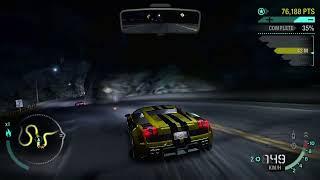 Need for Speed: Carbon - Beta Canyon Run against 3 opponents AND COPS???