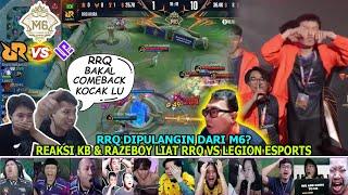 RRQ DIPULANGIN DARI M6?? REAKSI STREAMER RRQ AKIRA VS LEGION ESPORTS | REACTION RRQ VS LC GAME 2 #M6