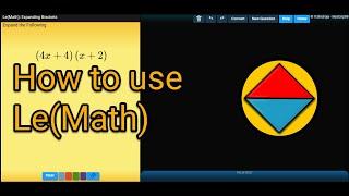 Le(Math) - Writing Math App