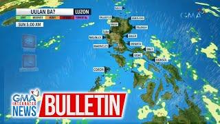 Asahan ang kalat-kalat na pag-ulan sa Metro Manila at iba pang... | GMA Integrated News Bulletin