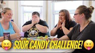 SOUR CANDY CHALLENGE! YUCK!