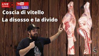 Disosso una coscia di vitello