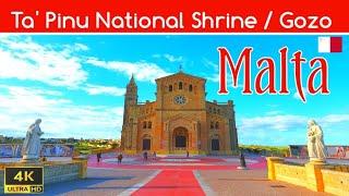 Ta' Pinu National Shrine, Gozo Island, Malta [4K] #travelarc #malta