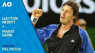 Lleyton Hewitt v Marat Safin Full Match | Australian Open 2005 Final