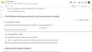 67. parametric vs non-parametric models