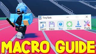 HOW TO GET MACRO & RUN FASTER in TRACK AND FIELD INFINITE! ROBLOX GUIDE