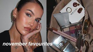 november favourites  - jewellery, skincare, books + makeup