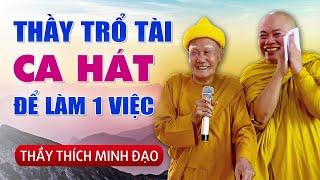 Sư thầy Thích Minh Đạo hát bán hàng quyên góp không nhịn được cười  | Trụ trì: Tu viện Minh Đạo