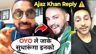 Ajaz Khan Live  Reply to Elvish Yadav And Harsh Beniwal | Ajaz Khan Election Result