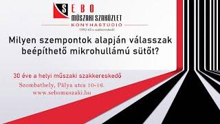 Milyen szempontok alapján válasszak beépíthető mikrohullámú sütőt?