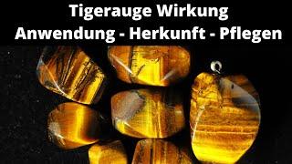 Tigerauge Wirkung & Anwendung Heilstein  Kristall