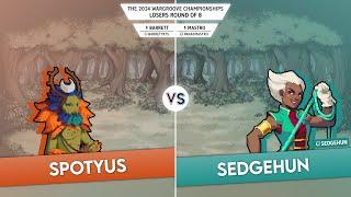 Wargroove Champs - Spotyus (Zawan) vs Sedgehun (Vesper) - LR8 G2