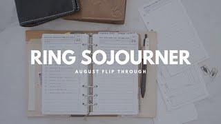 AUGUST FLIP THROUGH - Ring Sojourner (Personal Size)