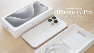 iPhone 15 Pro White Titanium | Unboxing