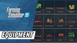 Farming Simulator 22 - All Equipment & Tools!