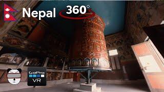  VR Tour | Small Temple | Kathmandu, Nepal 【GoPro VR Travel | 360 Video】