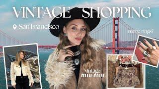 Vintage shopping in San Francisco Haight-Ashbury St. | Found vintage MIU MIU