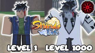 Noob To Pro With *New* Kamaki 3rd Stage In Shindo Life 1 - 1000 | 2ND Year Shindo life Update !