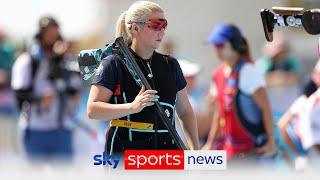 BREAKING: Team GB's Amber Rutter wins silver in the women's skeet shooting