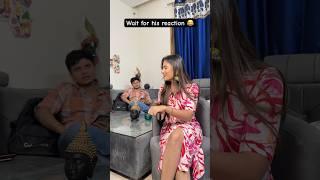 Dekho mere pati ka reaction @tanshivlogs  #tanshi #love #viral #couplegoals #shorts