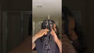 How do you nourish your hair, prior to protective styling?
