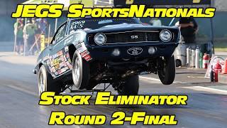 Stock Eliminator NHRA Drag Racing Eliminations Round 2+ JEGS Sportsnationals 2024