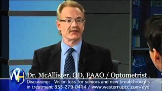 Dr. McAllister, OD, FAAO  discusses vision loss in seniors with Randy Alvarez