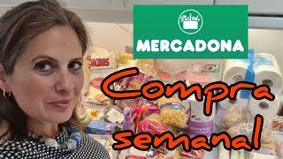 MERCADONA compra semanal con precios. Familia de 4.