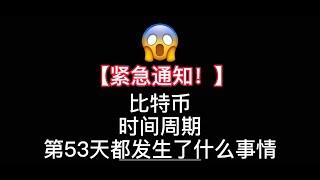 比特币，时间周期第53天都发生了什么？