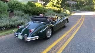 1955 Jaguar XK140 Driving