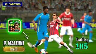 Get past this guy if you can  P. Maldini Double Booster Fortress Review in eFootball 25 Mobile 