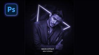 Neon Light Effect - Photoshop Tutorial